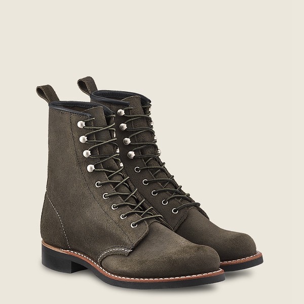 Red Wing Heritage Boots Silversmith - Short Acampo Læder - Mørke Grå - Dame 1345-HFIZR